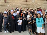 სულხან-საბა ორბელიანის წარმომადგენლების ოფიციალური აუდიენცია მსოფლიო პატრიარქთან